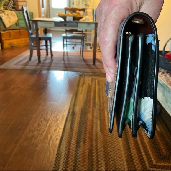 Coach Kaffee Fassett chain Clutch Crossbody NEW! - Picture 3 of 10